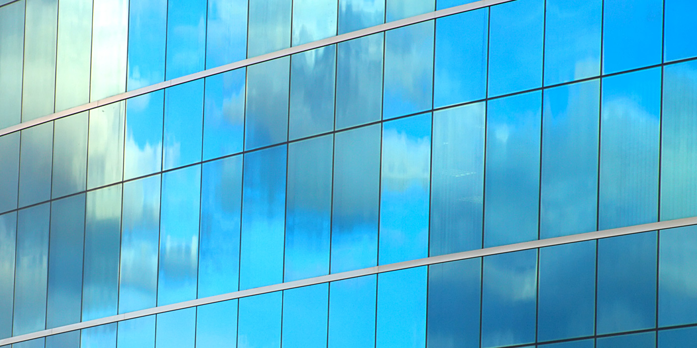 glass building wall